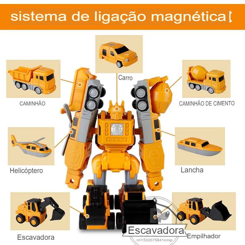 Carrinho TRANSFORMER Magnético